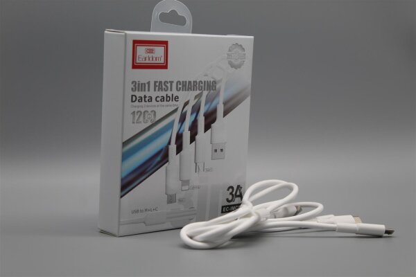 EARLDOM 3IN1 fast charging data cable
